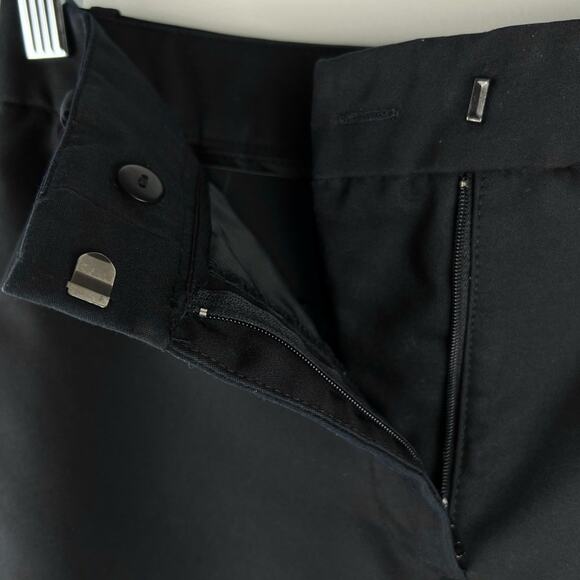Zara Black Satin Straight Cargo Pants XS Utility Sleek - Picture 5 of 7